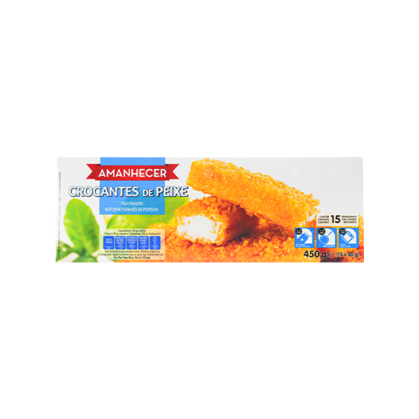 Amanhecer Crocantes De Peixe 450g
