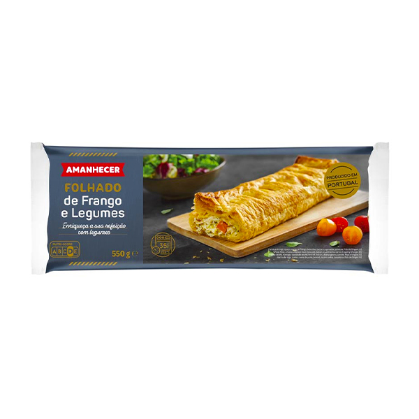 Amanh.folhado Frango E Legumes 550g
