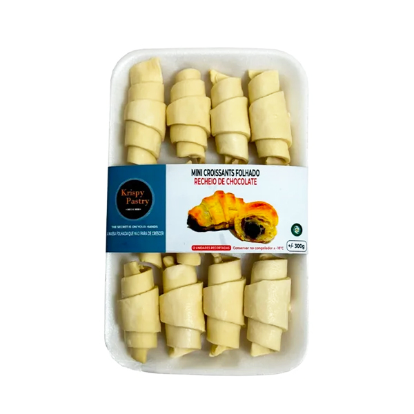 Krispy Pastry Mini Croissants Chocolate 300g