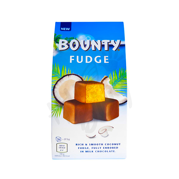 Bounty Fudge Smooth Coconut 110g