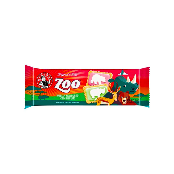 Bkrs Zoo Vanila Iced Biscuit 200g