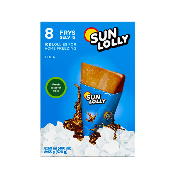 Sun Lolly Ice Lollies Cola 8X60 ml