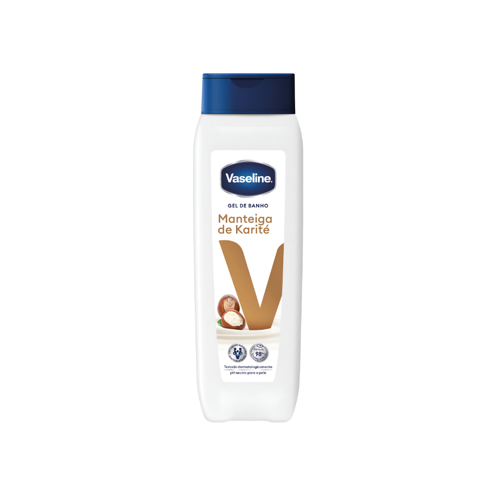 Gel De Banho Vaseline Manteiga De Karité, 750ml