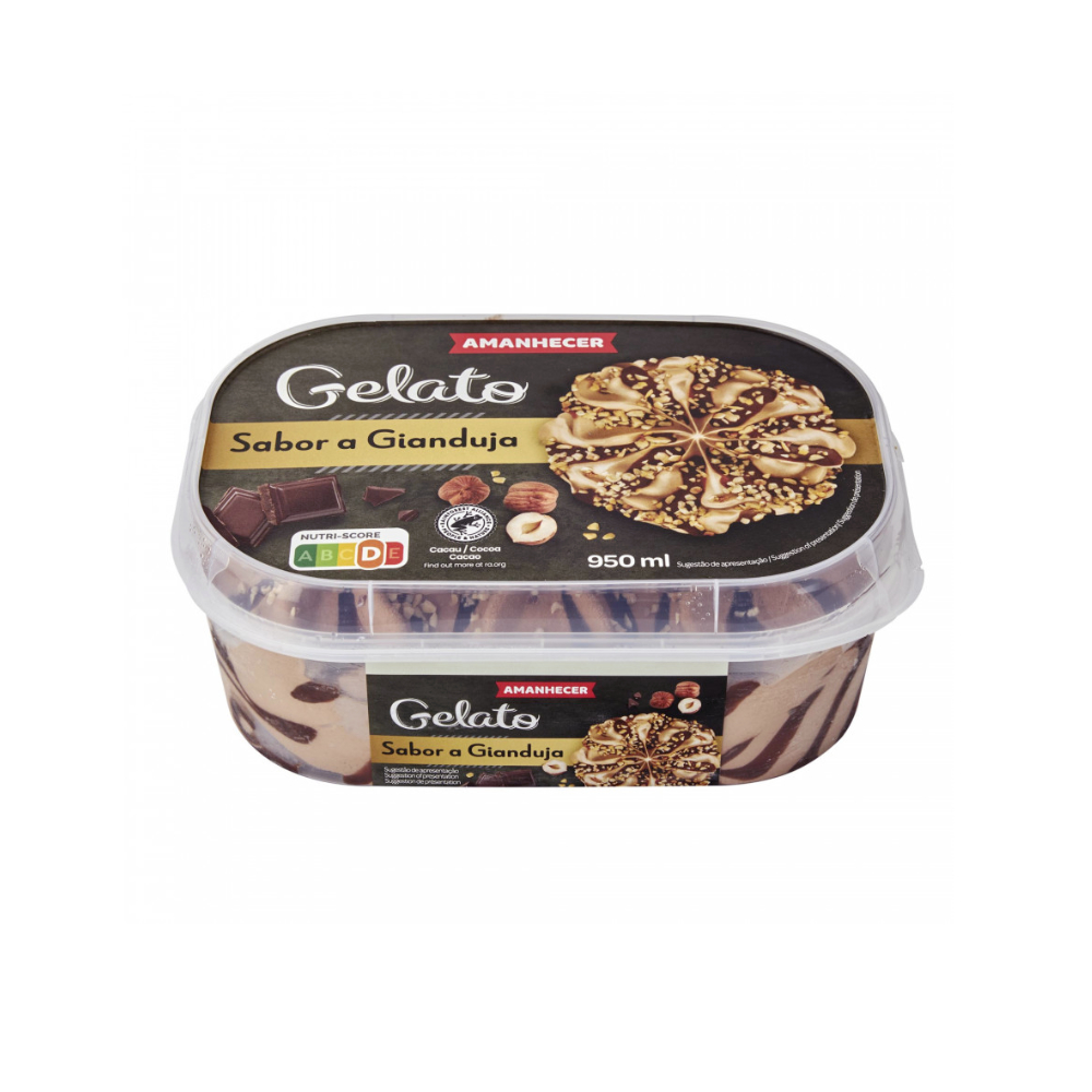 Amanhecer Gelado Gianduja 950ml