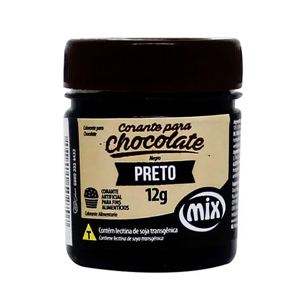 Corante Para Chocolate Preto 12g