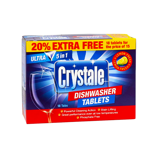Cyrstale Dishwasher Tablests 5In1 18S
