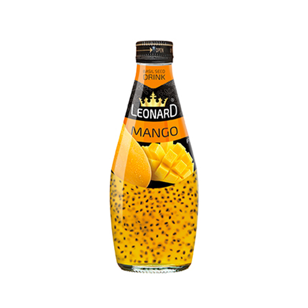 Leonard Basil Seed Drink Mango 290ml