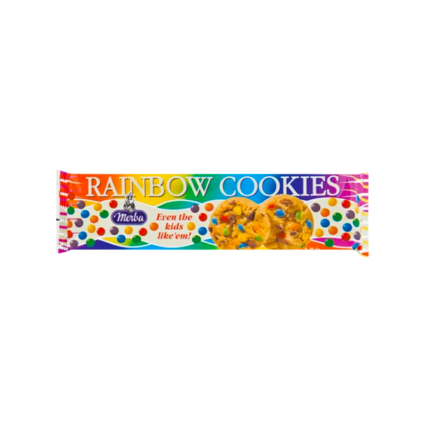 Merba Rainbow Cookies Color. Sugar 150g