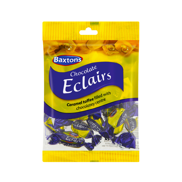 Baxtons Eclairs Original Caramel Toffee 100g