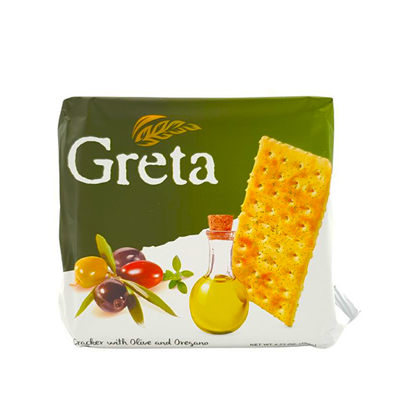 Greta Crackers Olive&Oregano 120g
