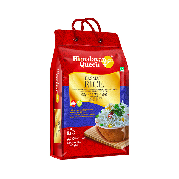 Arroz Basmati Himalayan Queen 5kg Sella India 1121