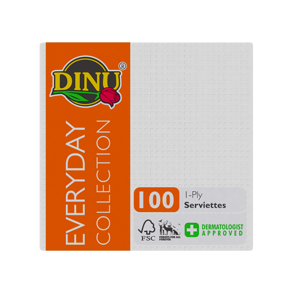 Dinu Everydat Collection 100 1-Ply Serviettes