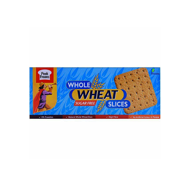 Peek Freans Bolacha Whole Wheat Sugar Free Slices 130g