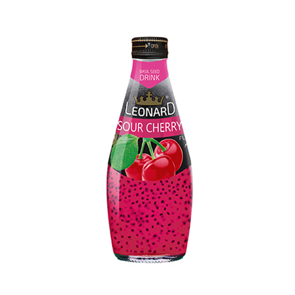 Leonard Basil Seed Drink Sour Cherry 290ml