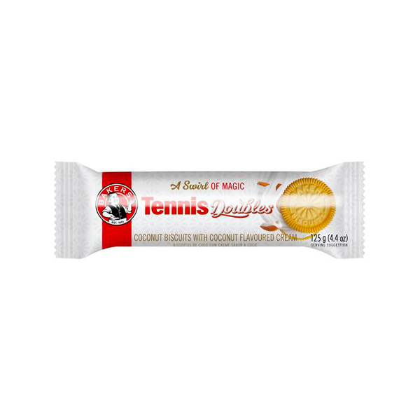 Bakers Tennis Doubles Coconut Biscuits 125g