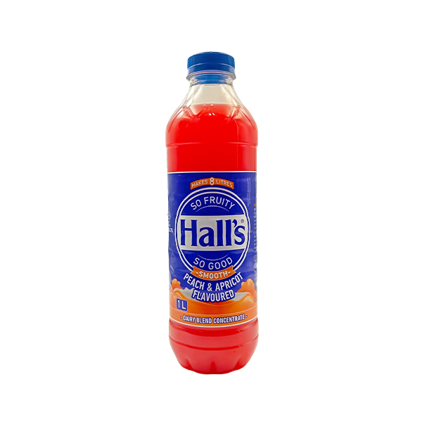 Sumo Concentrado Halls Peach And Apricot 1L