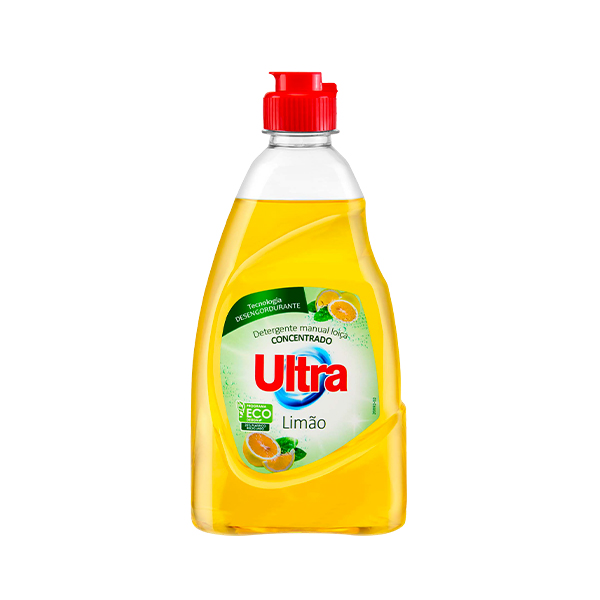 Ultra Detergente Concentrado Limao Para Loica 500ml