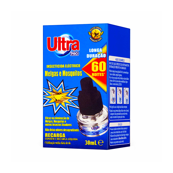 Ultra Pro Insecticida Eletrico Melgas E Mosquitos 30ml