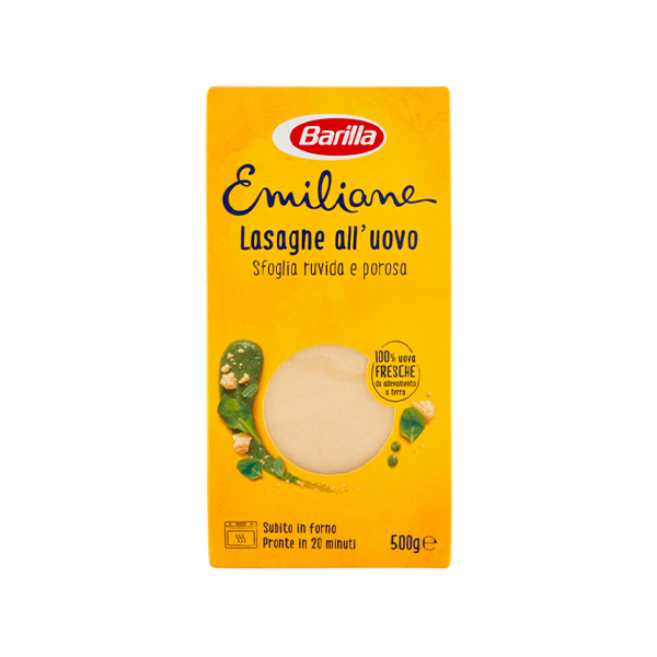 Barilla Emilianev Lasagne All Ovo 500g
