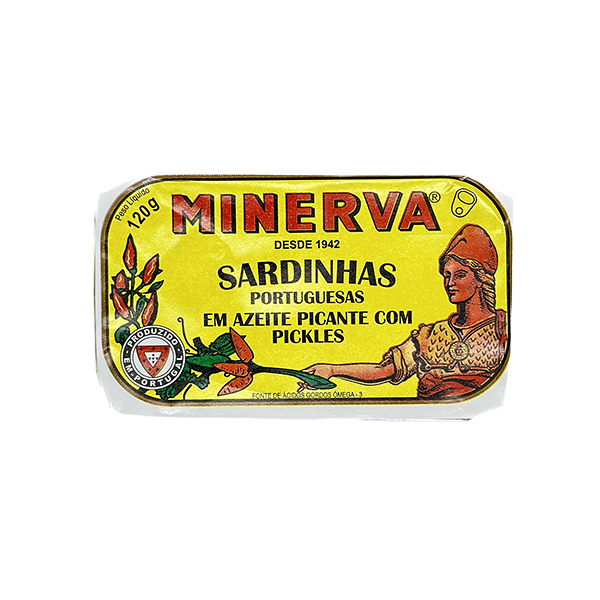 Minerva Spiced Sardines In Vegetable Oil 120g