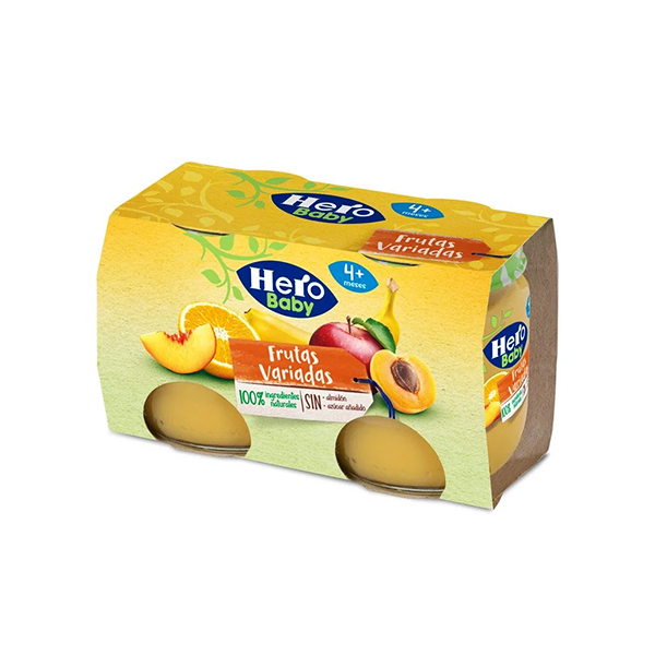Hero Baby Frutas Variadas 2X120g