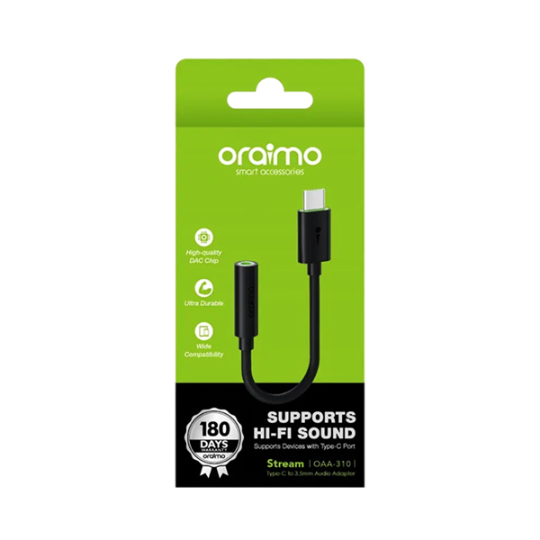 Oraimo Supports Hi-Fi Sound 3.5Mm Oaa-310