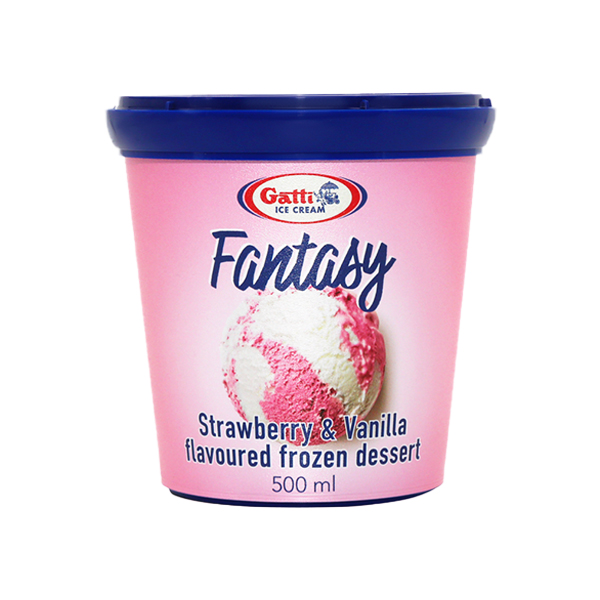 Sorvete Fnts Strawberry E Vanilla 500ml