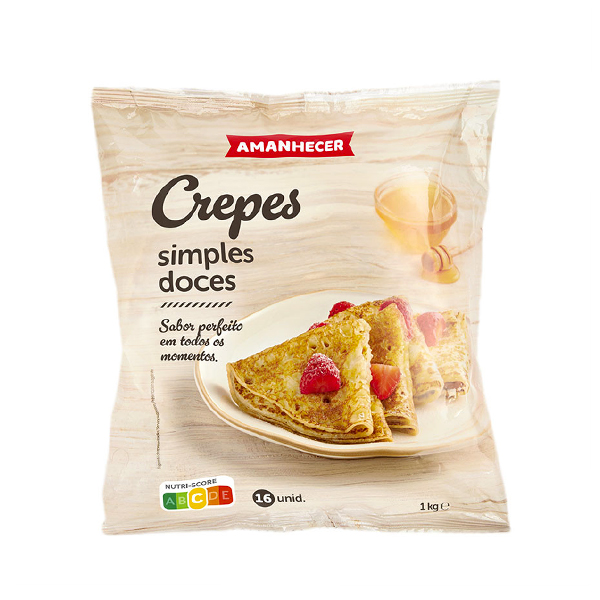 Amanhecer Crepes Simples Doce 1kg