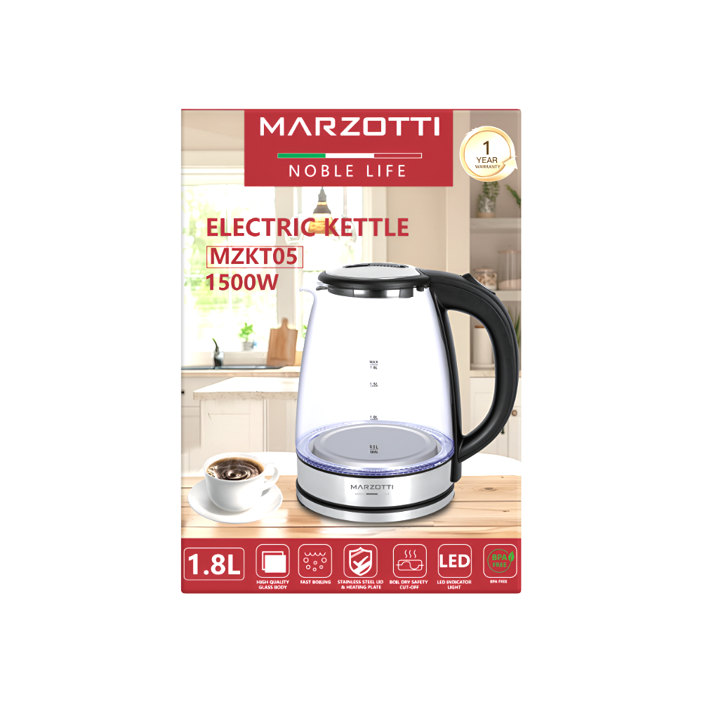 Marzotti Chaleira Electrica 1.8L Mzkt05