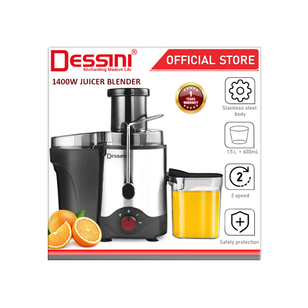 Dessini Ds-599 Juice Extractor 1400W Anti-Drip