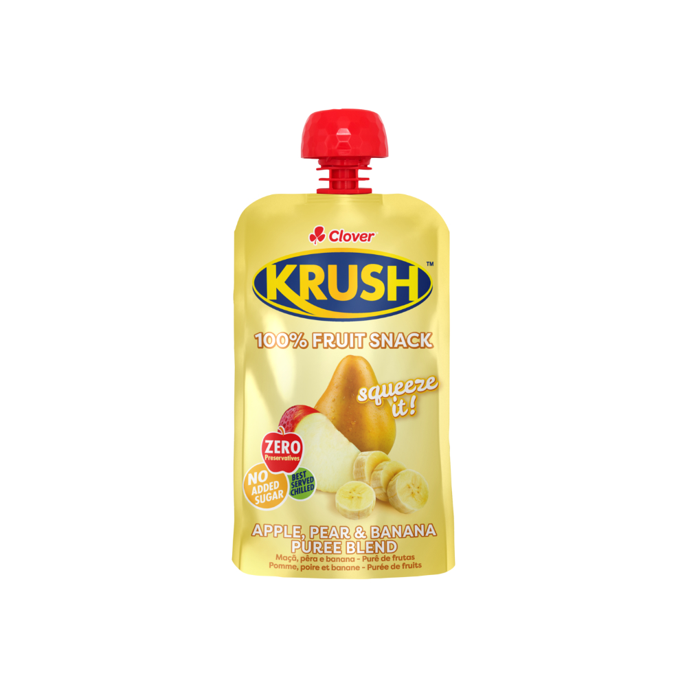 Clover Krush Pure De Frutas Apple Pear & Banana 110ml