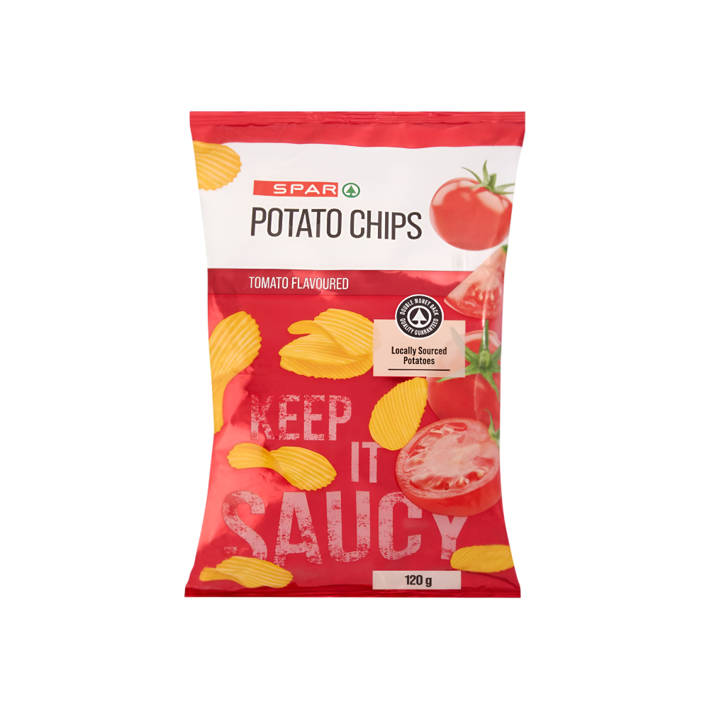 Spar Chips Tomato 120g