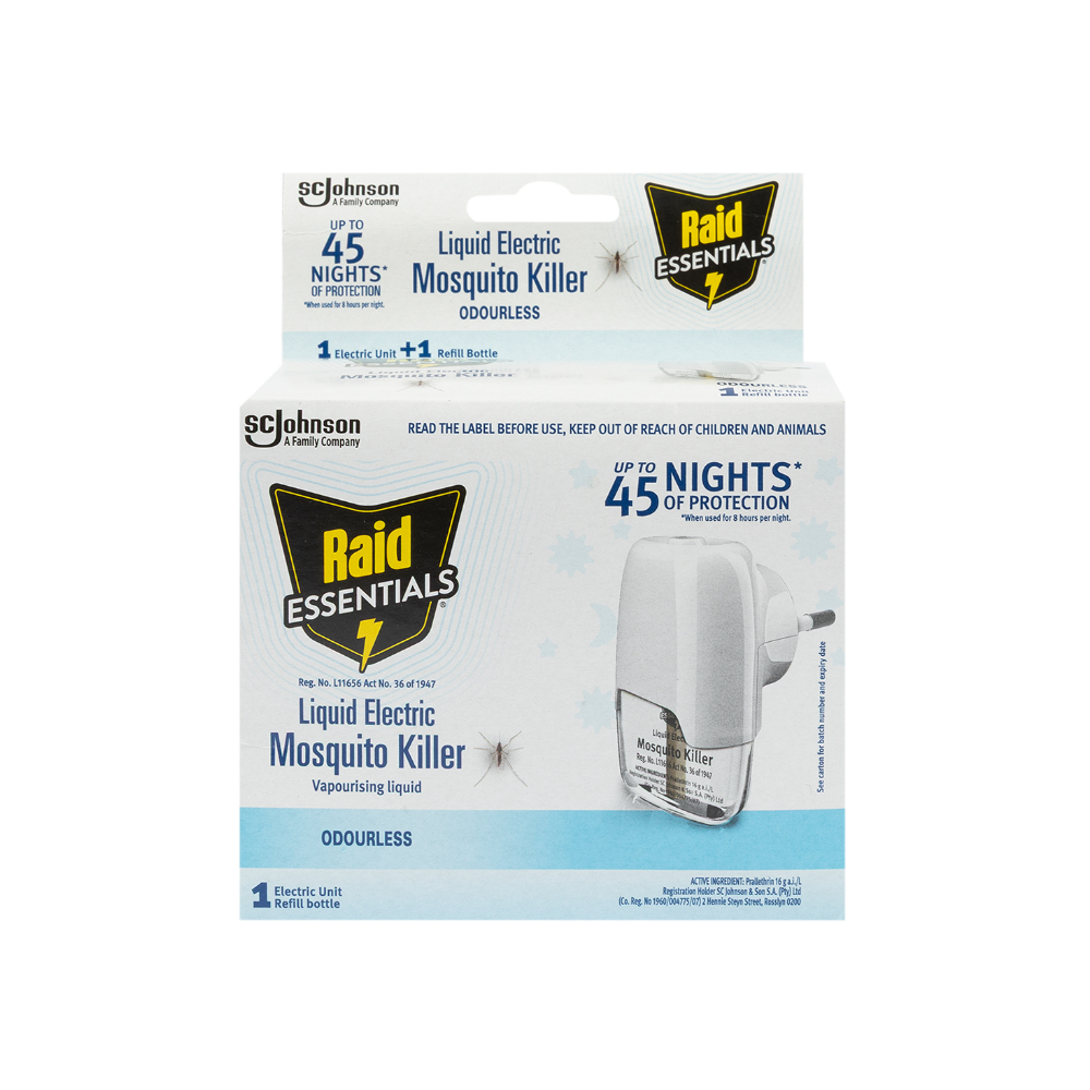 Raid Essentials Mosquito Killler Liquid Electric 2S