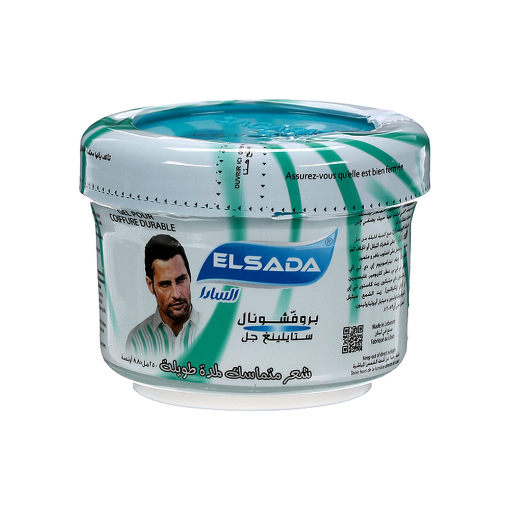 Elsada Professional Long Lasting Styling Hair Gel Green 250 ml?