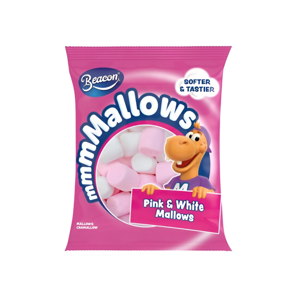 Beacon Pink & White Marshmallows 135g