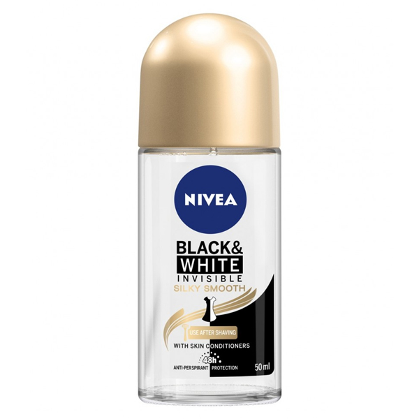 Nivea Rool On Black&White Silky 50ml