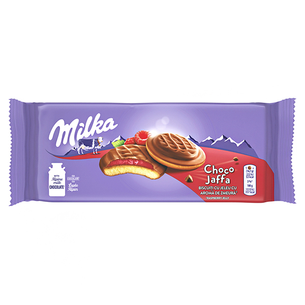 Milka Choco Jaffa Raspberry Jelly 147Gr