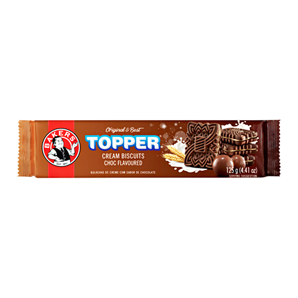 Bakers Toppers Chocolate 125g