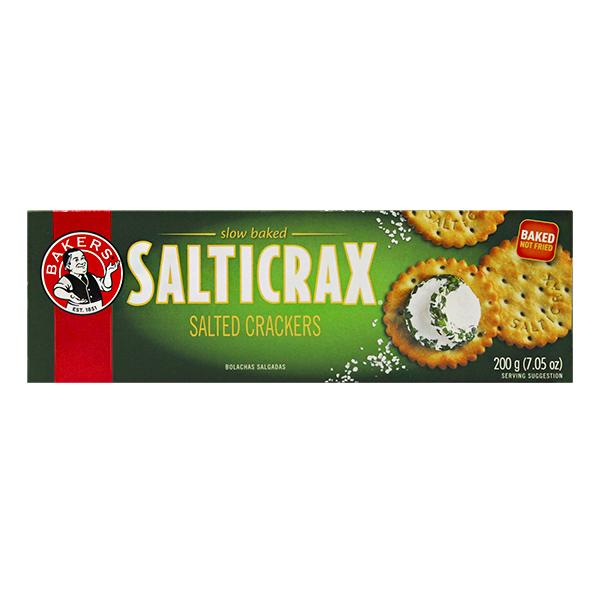 Bolachas Bakers Salticrax Salted, 200 g