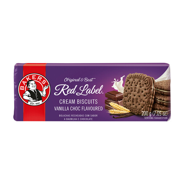 Bakers Red Chocolate Vanilla 200g