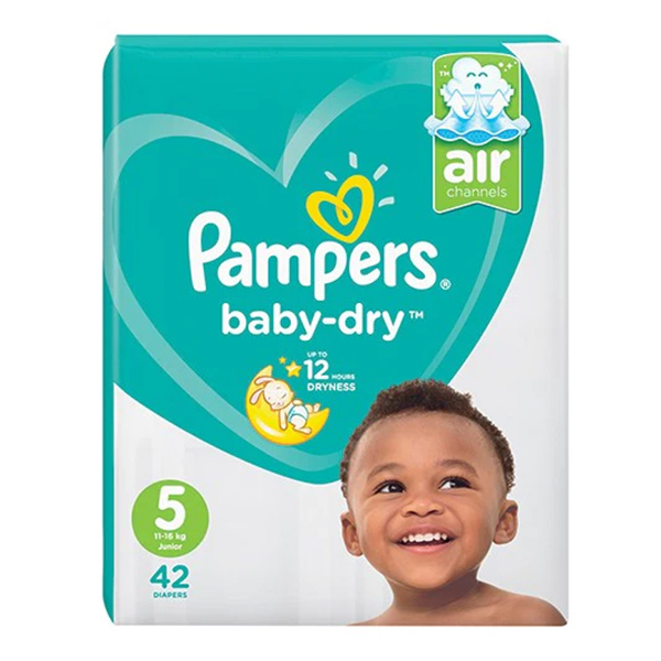 Pampers Fraldas Baby Dry S5 Vp42