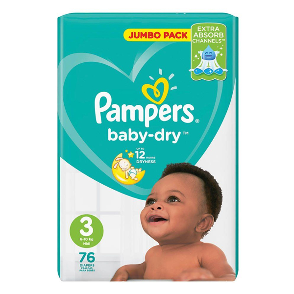 Pampers New Baby Dry Jp76 S3