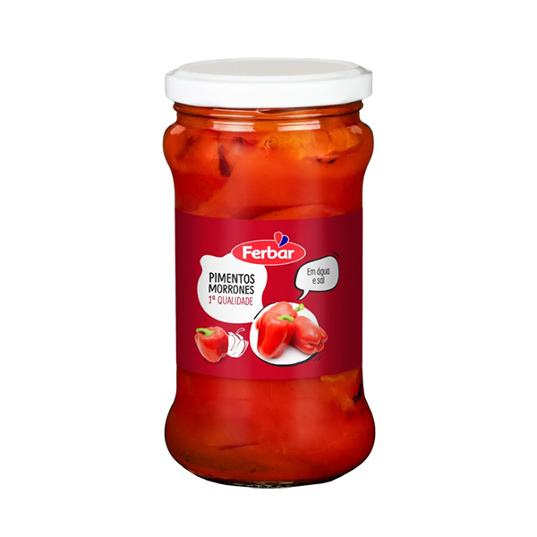 Ferbar Pimentos Morrone Em Agua E Sal 285g