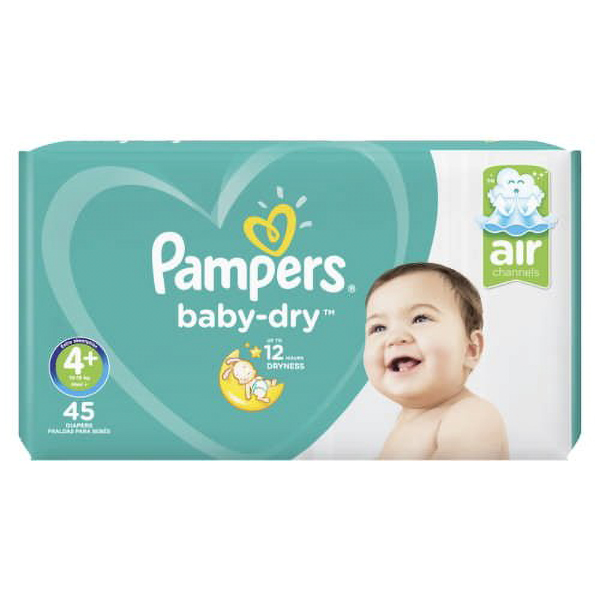 Pampers Baby-Dry 4+45Pcs