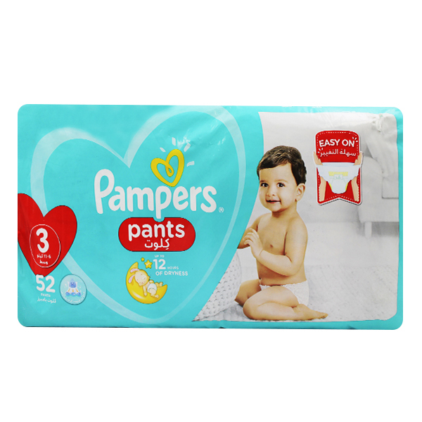 Pampers Pants N3 52Pcs