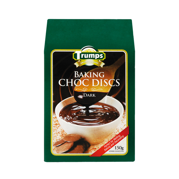 Trumps Baking Discs Dark 150g