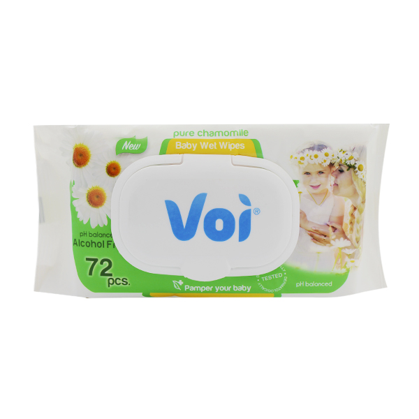 Voi Baby Wipes Pure Camomile 72S