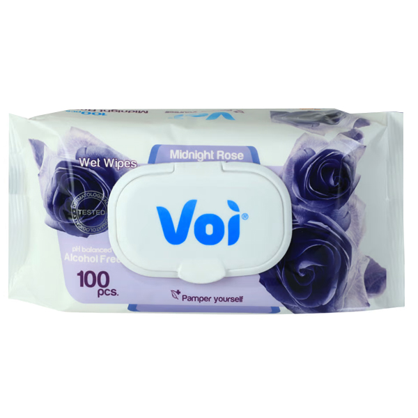 Voi Baby Wipes Midnight Rose 100S