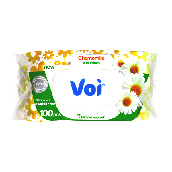 Voi Baby Wipes Chamomile 100S