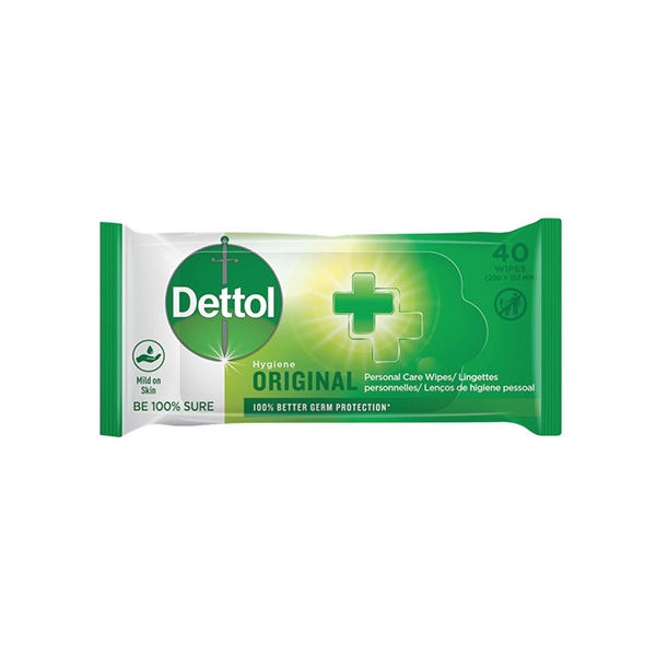 Dettol Personal Care Wipes Hygiene Original 40S